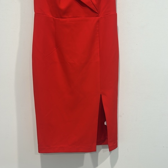 Bardot Red Off-Shoulder Pretty Sexy Sheath Mini Dress women’s size 8 - Picture 5 of 7